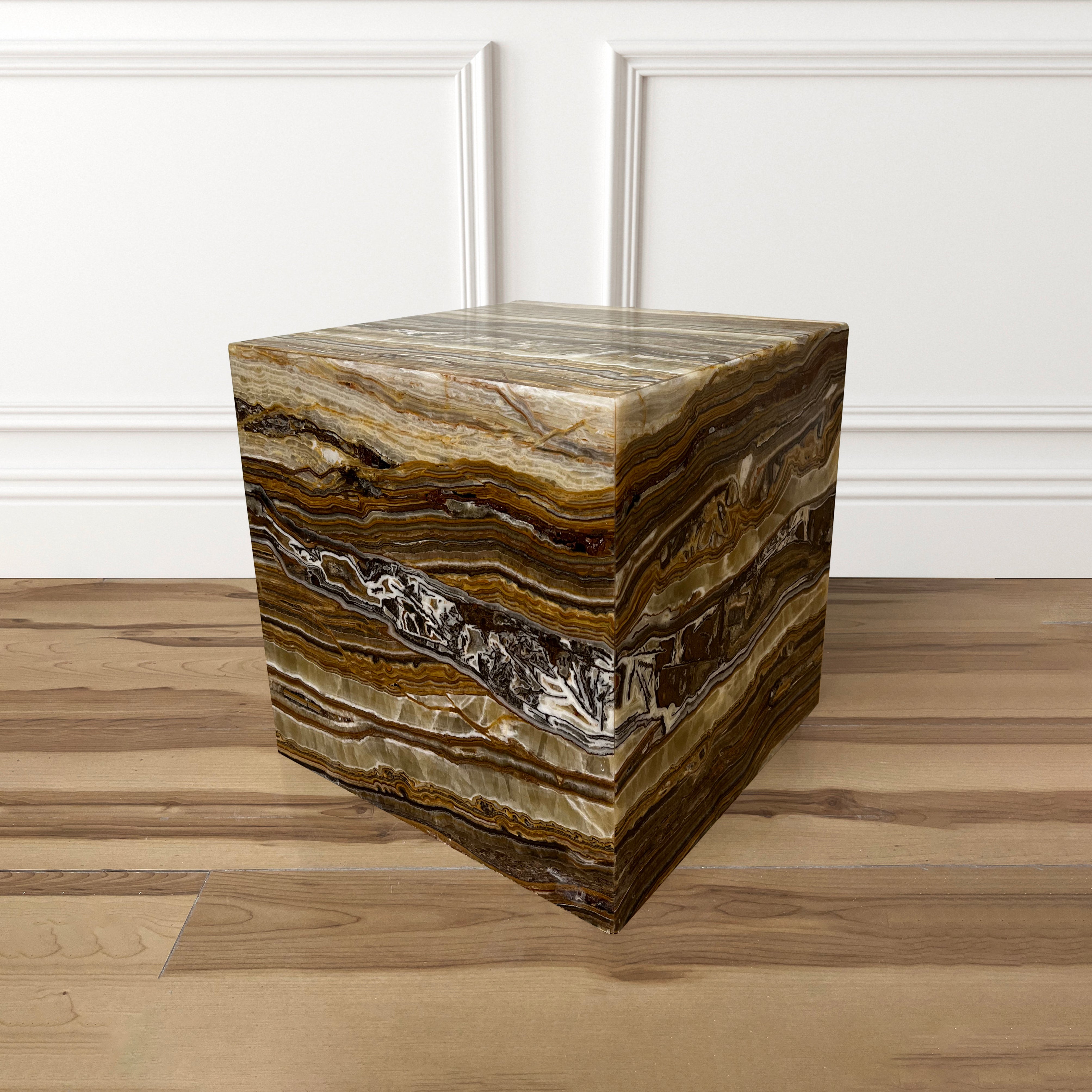 Brown Jurassic Onyx Cube