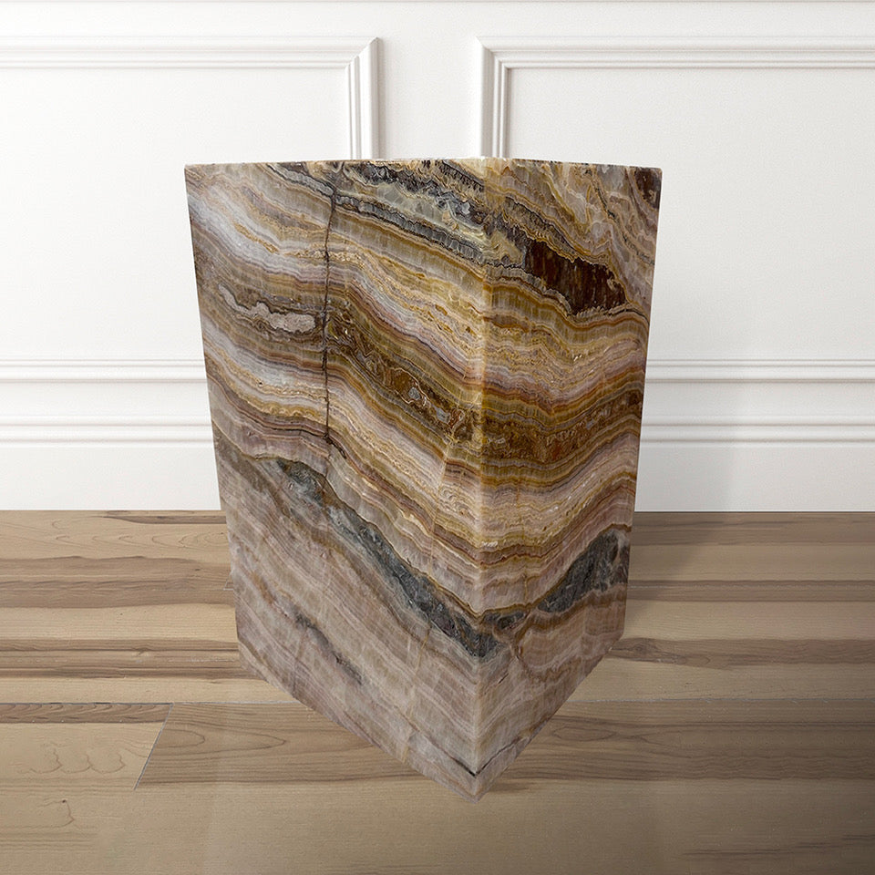 Brown Onyx Cube